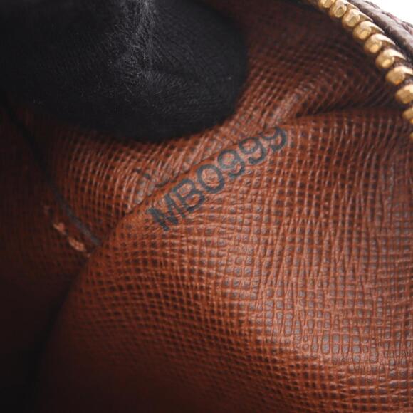 LOUIS VUITTON Brown Monogram Leather Shoulder Bag